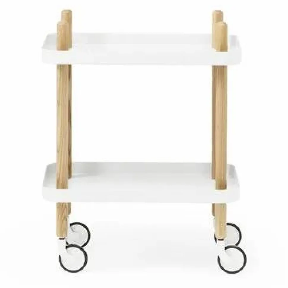 Block bord vit