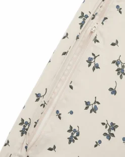 Blueberry satin quiltad skötbädd 50x65x9 cm