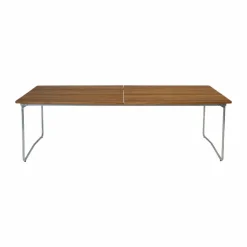 B31 matbord 230x92 cm Obehandlad teak- varmförzinkad stativ