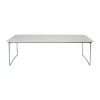 B31 matbord 230x92 cm Vitlackad ek-varmförzinkad stativ
