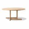 BM80 Mogensen Coffee Table soffbord Ø120 cm Ljusoljad ek