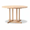 BM80 Mogensen Shaker Table bord Ø120 cm Ljusoljad ek