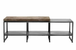 Bänk Bronx L 135 cm Black