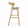 Bok barstol Lackerad ek 75 cm