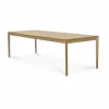 Bok matbord Lackerad ek 220x95 cm