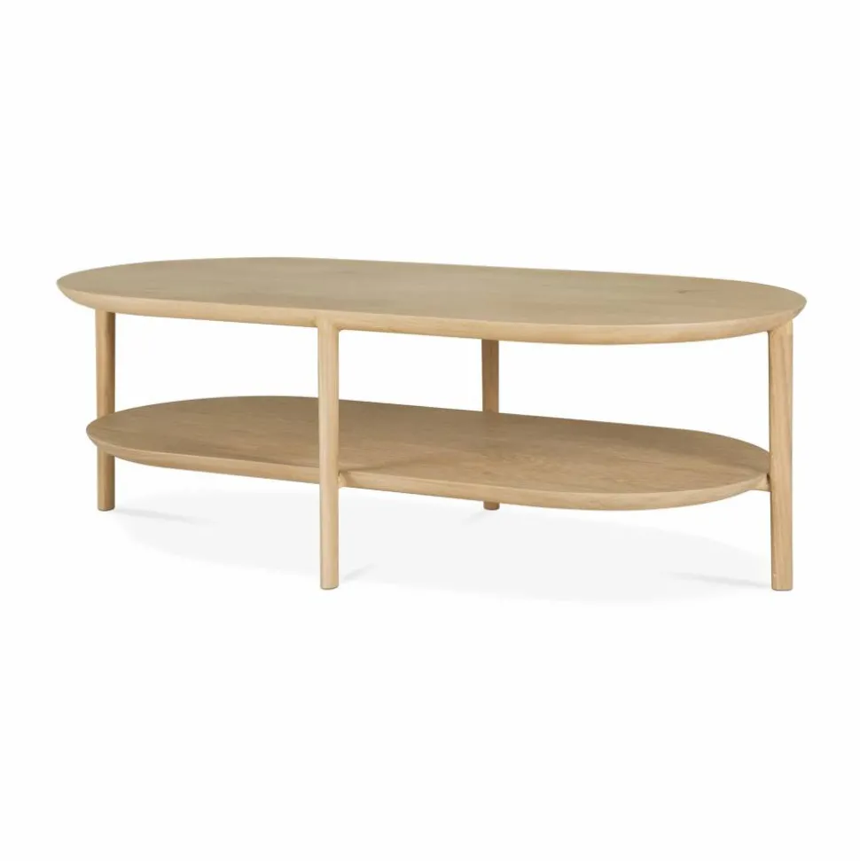 Bok soffbord Oak 120x60 cm