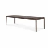Bok utdragbart matbord Brunlackerad ek 100x200/300 cm