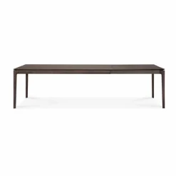 Bok utdragbart matbord Brunlackerad ek 100x200/300 cm