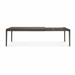 Bok utdragbart matbord Brunlackerad ek 100x180/280 cm