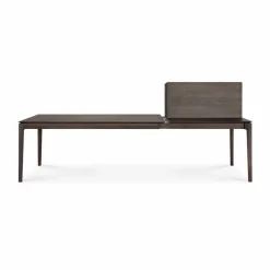Bok utdragbart matbord Brunlackerad ek 100x180/280 cm