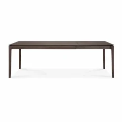 Bok utdragbart matbord Brunlackerad ek 90x160/240 cm