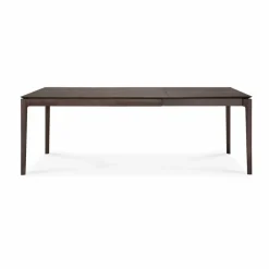 Bok utdragbart matbord Brunlackerad ek 90x140/220 cm