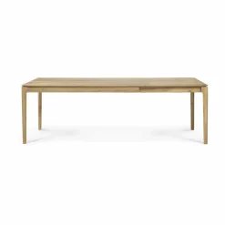 Bok utdragbart matbord Lackerad ek 90x140/220 cm