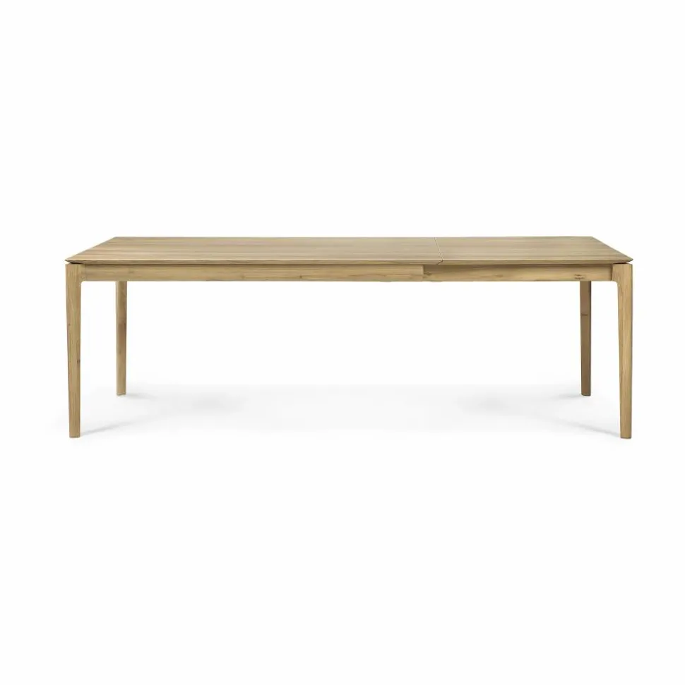 Bok utdragbart matbord Lackerad ek 90x140/220 cm
