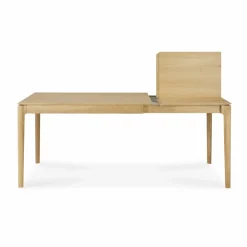 Bok utdragbart matbord Lackerad ek 90x120/180 cm