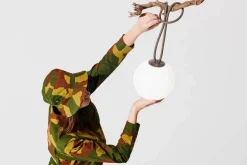 Bolleke lampa taupe