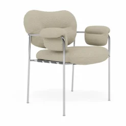 Bollo stol Barnum 2-polished stainless steel