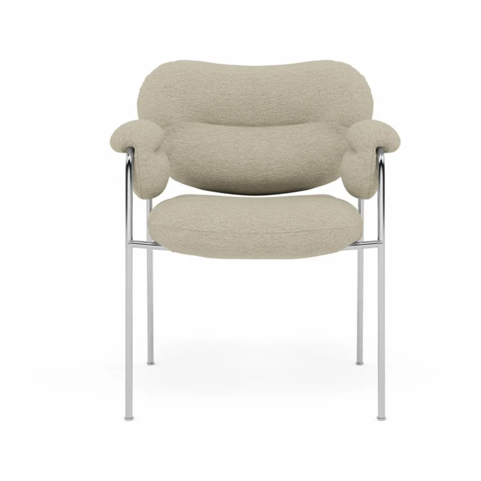 Bollo stol Barnum 2-polished stainless steel