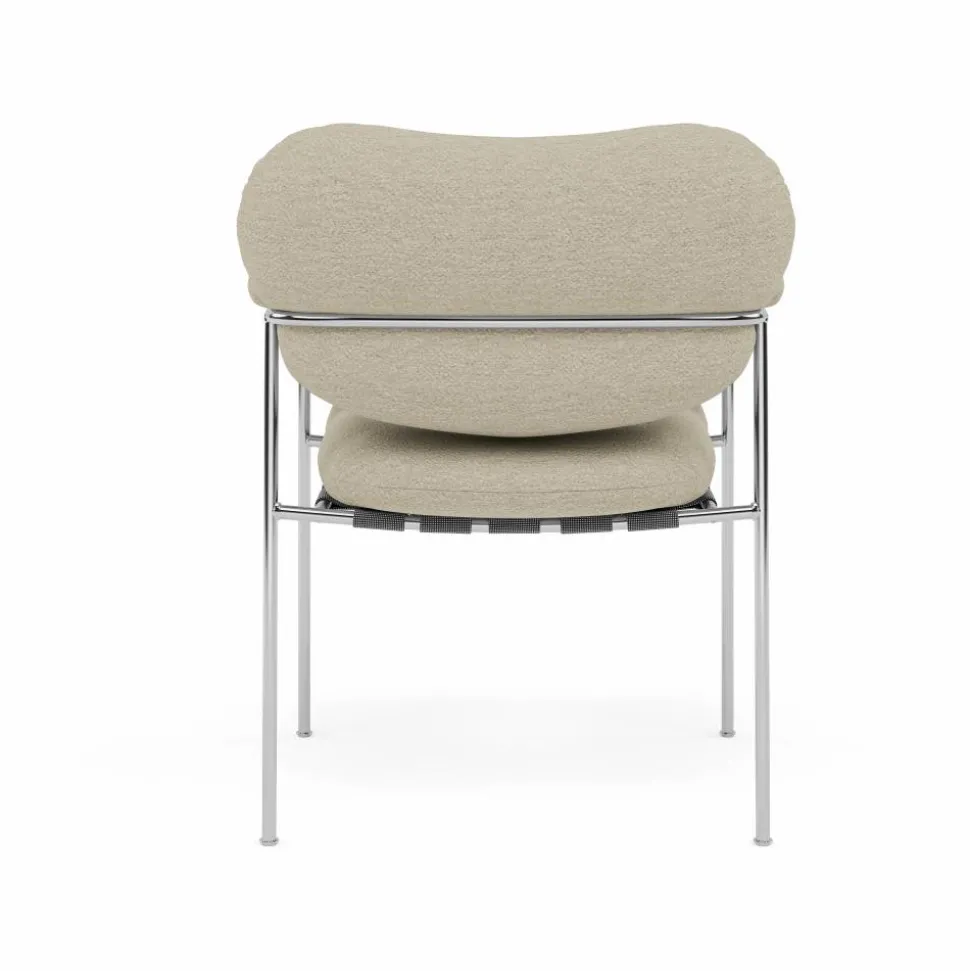 Bollo stol Barnum 2-polished stainless steel