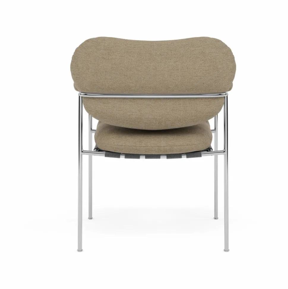 Bollo stol Ecriture 0240-polished stainless steel