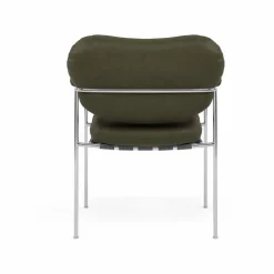 Bollo stol Vintage Olive-polished stainless steel
