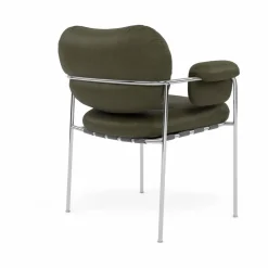 Bollo stol Vintage Olive-polished stainless steel