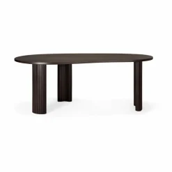 Boomerang skrivbord Dark brown mahogny 200x100x76 cm