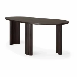 Boomerang skrivbord Dark brown mahogny 200x100x76 cm