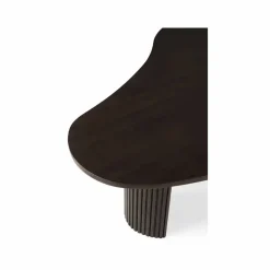 Boomerang soffbord Mahogny dark brown 126x74x40 cm