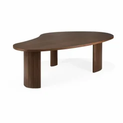 Boomerang soffbord Teak 126x74 cm