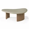 Boomerang soffbord Teak 90x61 cm