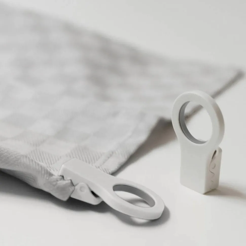 Bosign Loop clips för kökshandduk 2-pack Vit