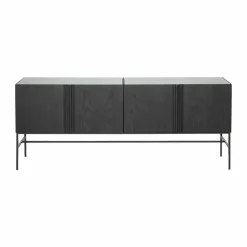 Boss sideboard Ek svartbets-4 dörrar-kalksten