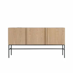 Boss sideboard ek ljus 3 dörrar metallstativ