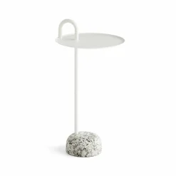 Bowler sidobord Cream white-granite
