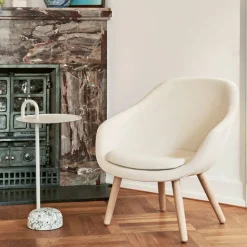 Bowler sidobord Cream white-granite