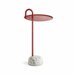 Bowler sidobord Tile red-granite