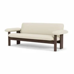 Brasilia soffa 2-sits Dark oak-Baru 0200