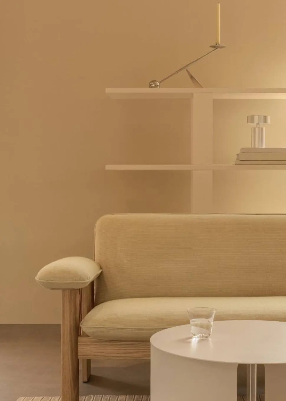 Brasilia soffa 2-sits Dark oak-Avalon 012