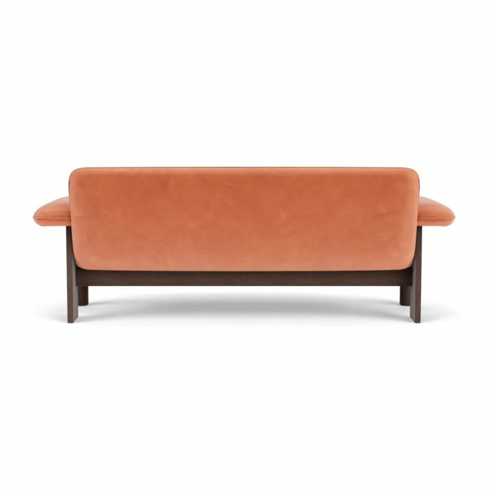 Brasilia soffa 2-sits Dark oak-Avalon 012