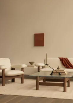 Brasilia soffa 2-sits Dark oak-Baru 0450