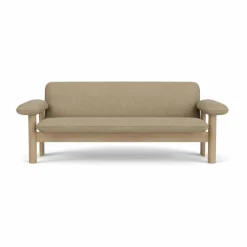Brasilia soffa 2-sits Natural oak-Audo Bouclé 02