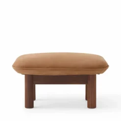 Brasilia fotpall Dunes camel 21004 brun-valnöt