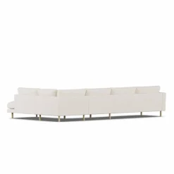 Bredhult soffa Caleido Beige 9600-vitoljad ek 4-sits B1