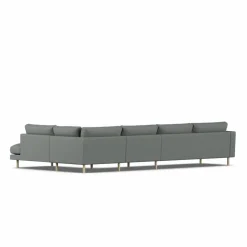 Bredhult soffa Caleido Grey 1240-vitoljad ek 4-sits B1