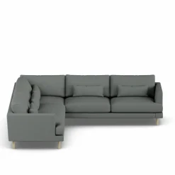 Bredhult soffa Caleido Grey 1240-vitoljad ek hörnsoffa F