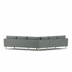 Bredhult soffa Caleido Grey 1240-vitoljad ek hörnsoffa F
