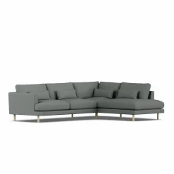 Bredhult soffa Caleido Grey 1240-vitoljad ek 3-sits A1