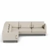 Bredhult soffa Jump Beige 1956-svart stål hörnsoffa F
