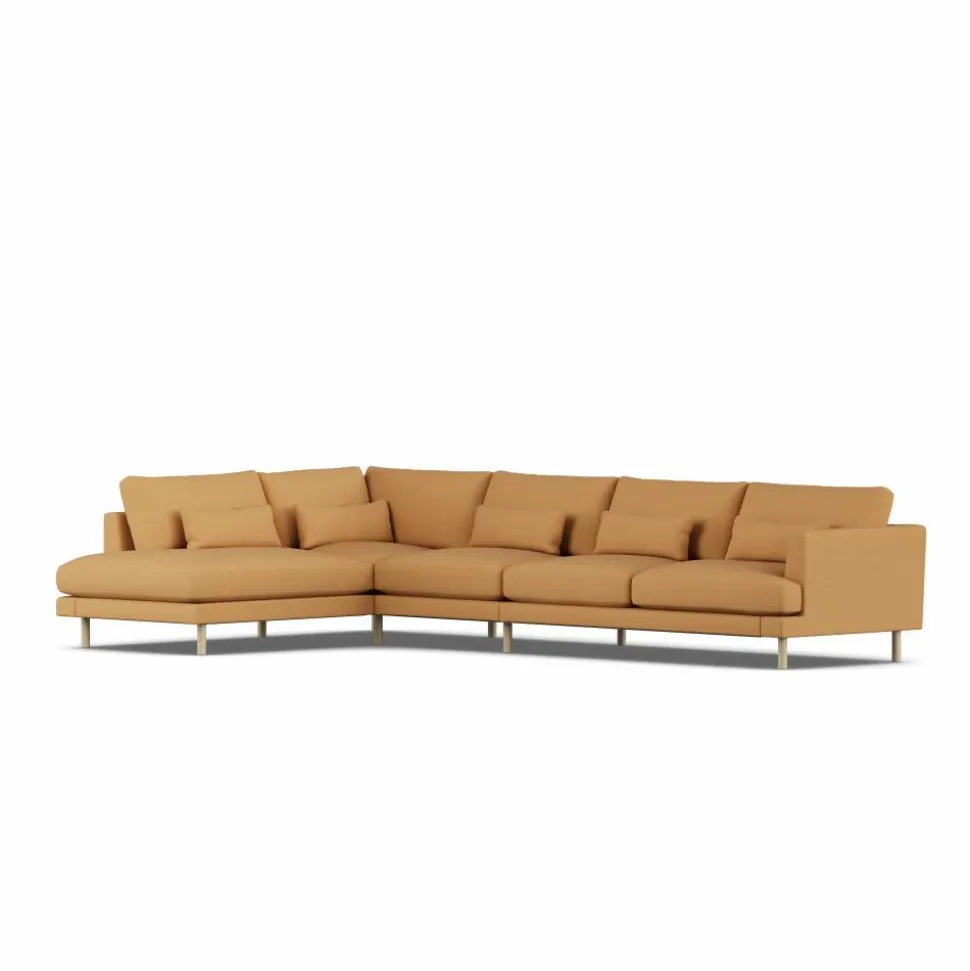 Bredhult soffa Jump Honey 1959-vitoljad ek 4-sits B2